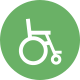 ìcone Empréstimo de cadeiras de rodas e triciclos motorizados